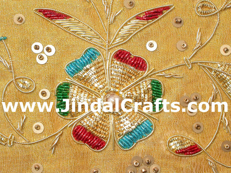 Hand Embroidered Designer Beaded Jari Bag Purse