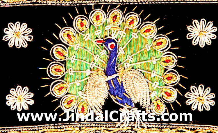 Hand Embroidered Designer Beaded Jari Bag Purse