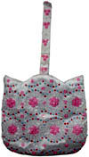 Hand Embroidered Designer Beaded Jari Bag Purse