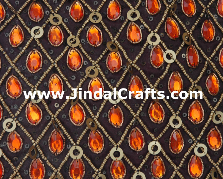 Hand Embroidered Designer Beaded Jari Bag Purse
