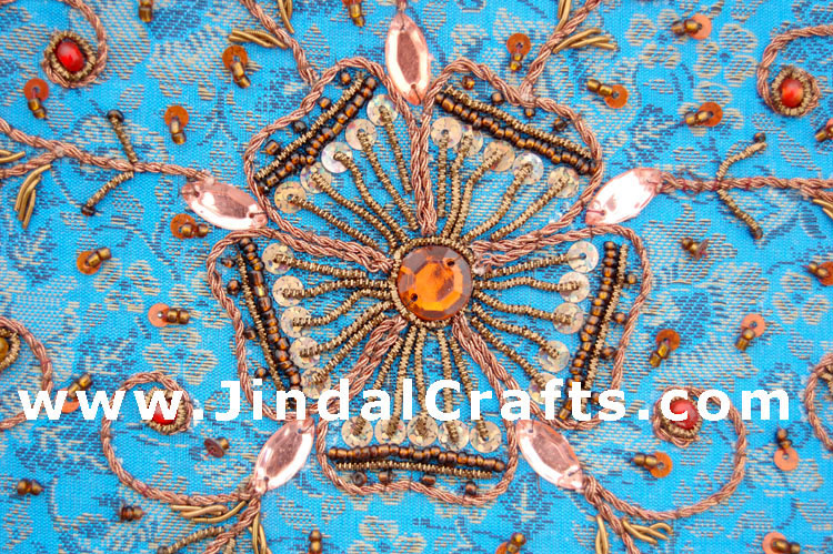 Hand Embroidered Designer Beaded Jari Bag Purse