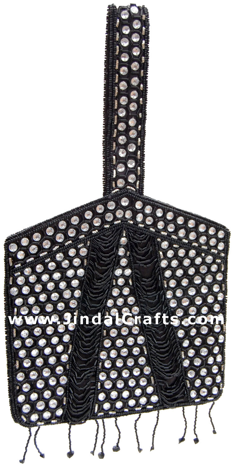 Hand Embroidered Designer Beaded Jari Bag Purse