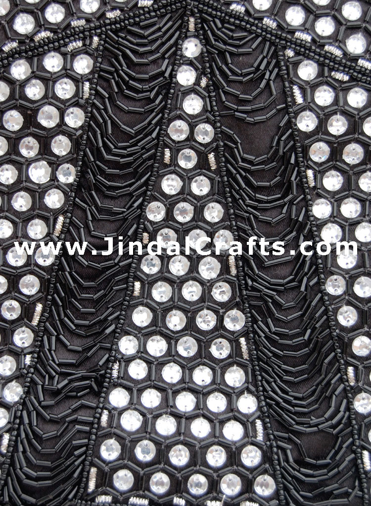 Hand Embroidered Designer Beaded Jari Bag Purse