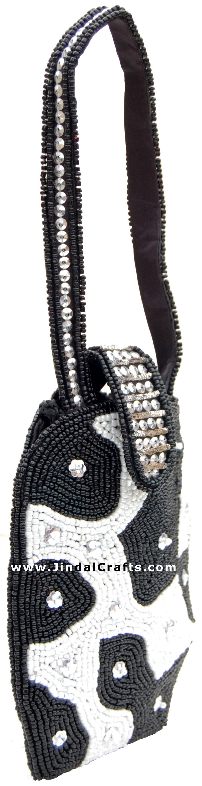 Mobile Carry Bag Hand Embroidered Designer Beaded Jari