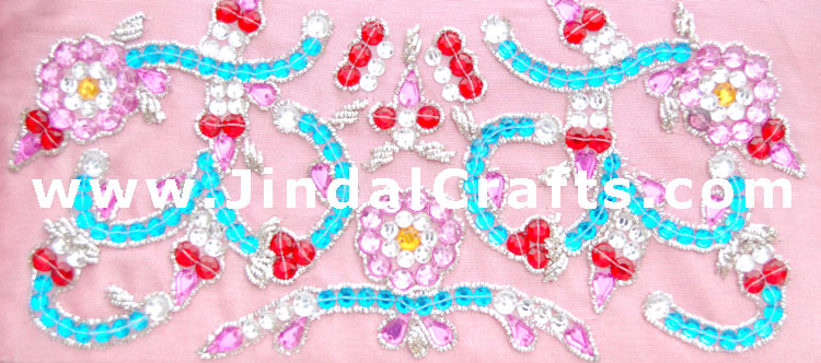 Hand Embroidered Designer Beaded Jari Bag Purse