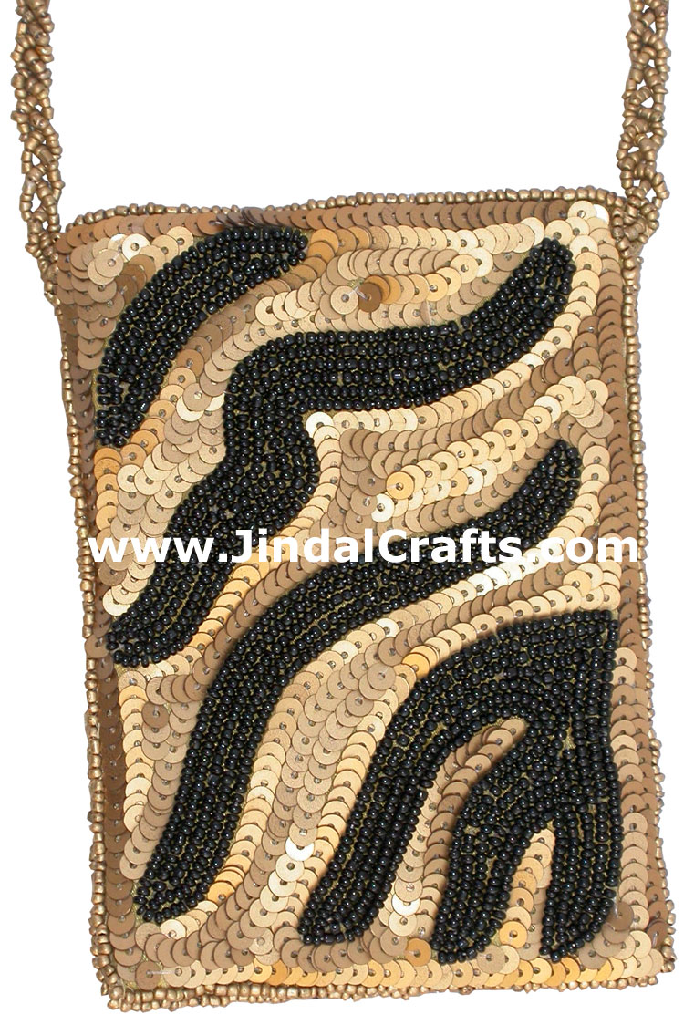 Cell Phone Mobile Designer Bag Hand Embroidered India
