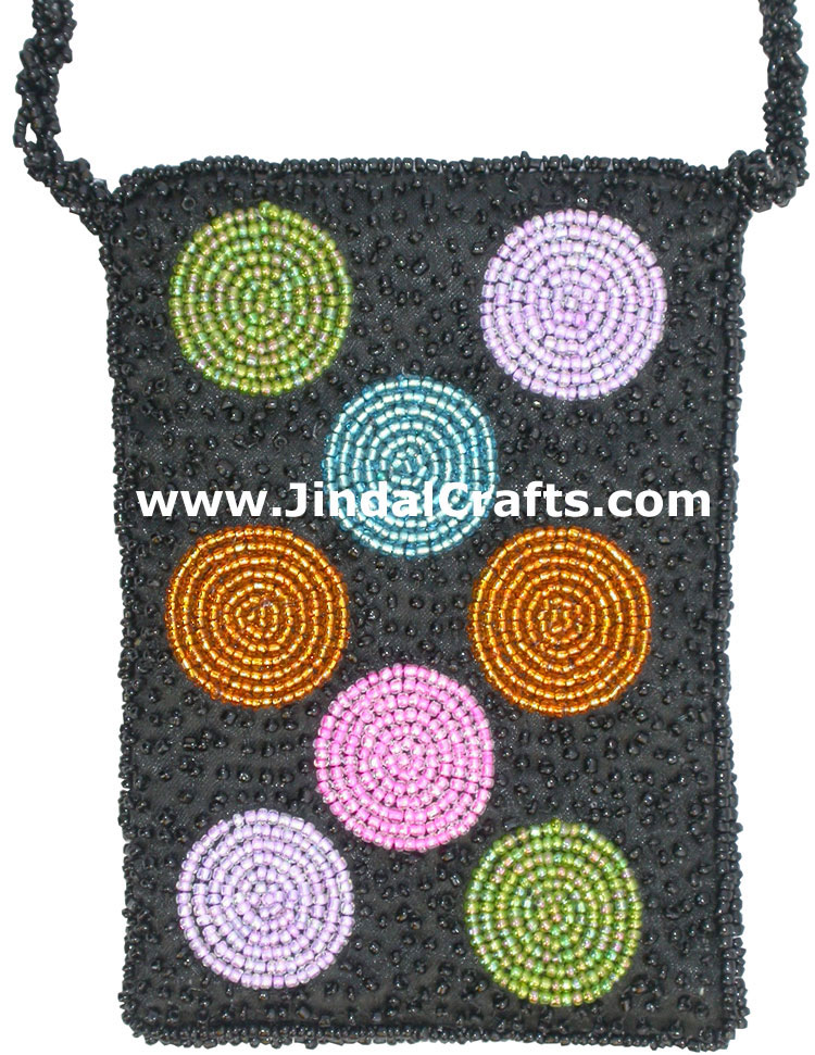 Cell Phone Mobile Designer Bag Hand Embroidered India
