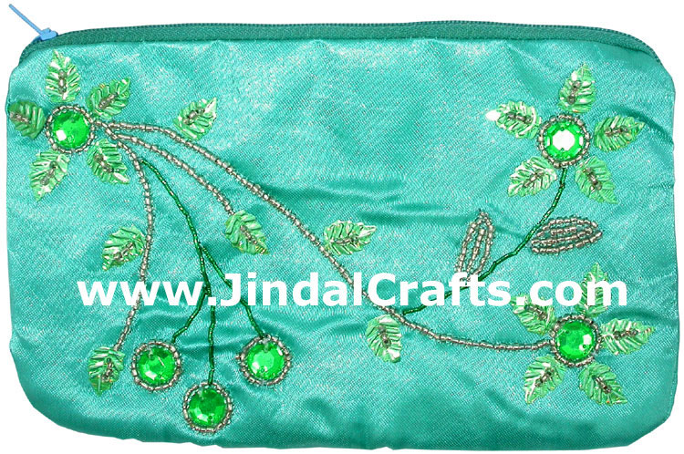 Hand Embroidered Designer Pattern Pouch Coin Purse Gift