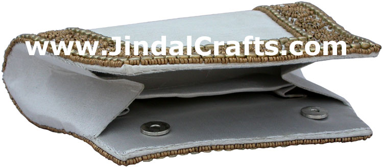 Designer Clutch Handbag Purse Hand Embroidered Indian