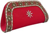 Designer Clutch Handbag Purse Hand Embroidered Indian