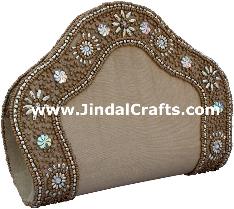 Designer Clutch Handbag Purse Hand Embroidered Indian