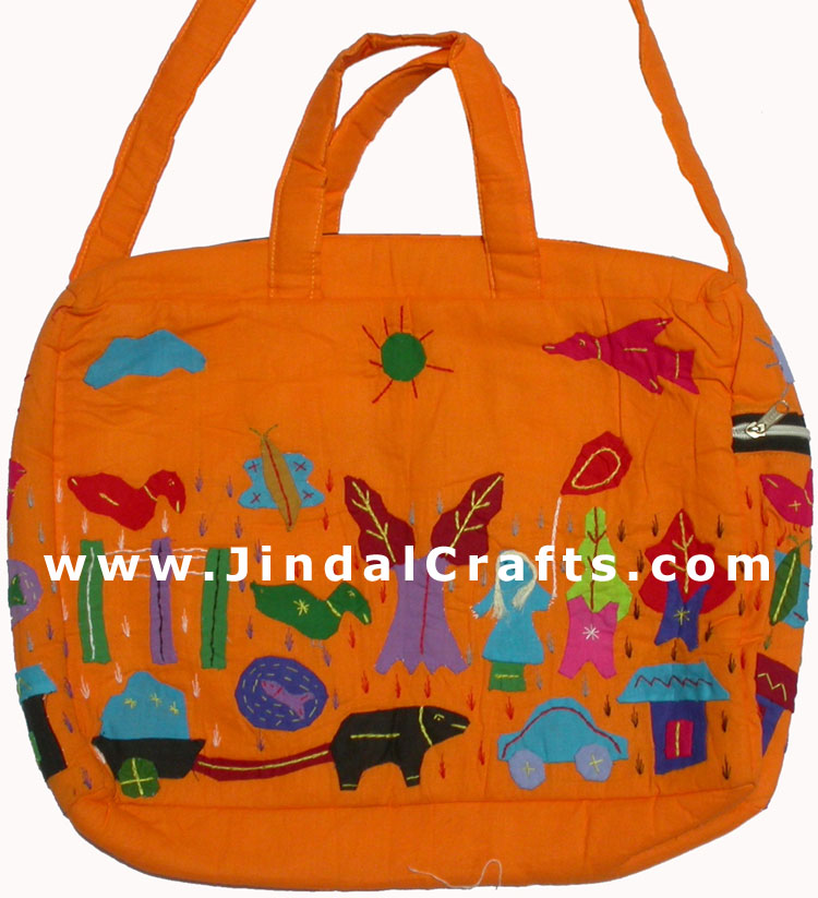 Colorful Eco Friendly Patch Work Shopping Bags India