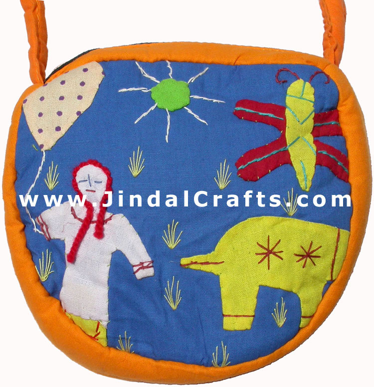 Colorful Eco Friendly Patch Work Shopping Bags India