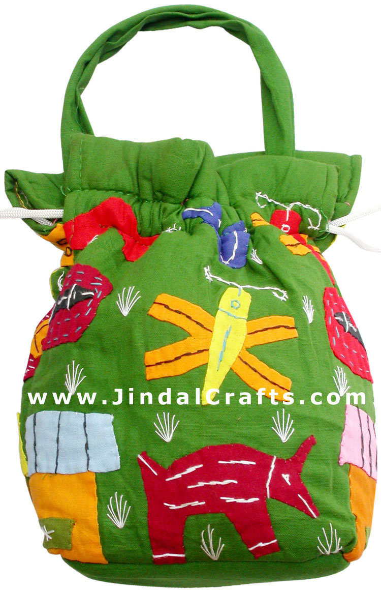 Colorful Eco Friendly Patch Work Shopping Bags India