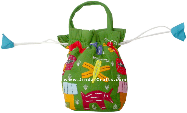 Colorful Eco Friendly Patch Work Shopping Bags India