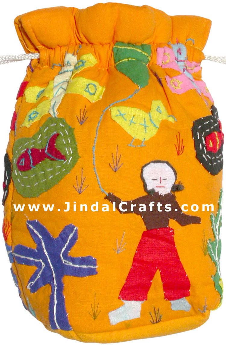 Colorful Eco Friendly Patch Work Shopping Bags India