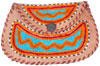 Hand Embroidered Camel Leather Purse India Traditional