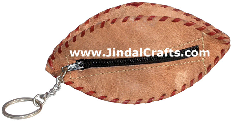 Hand Embroidered Camel Leather Purse India Traditional
