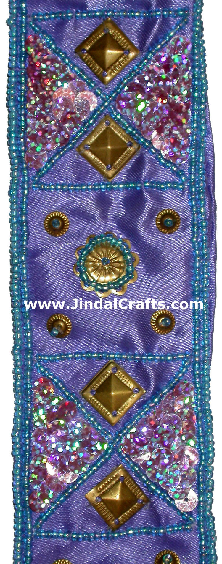 Handmade Embroidery Beaded Ladies Woemen's Fashion Belt Indian Traditional Art