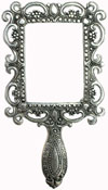 Hand Made Traditional Pocket Make Up Beaded Mirror India Handicrafts Hand Carved