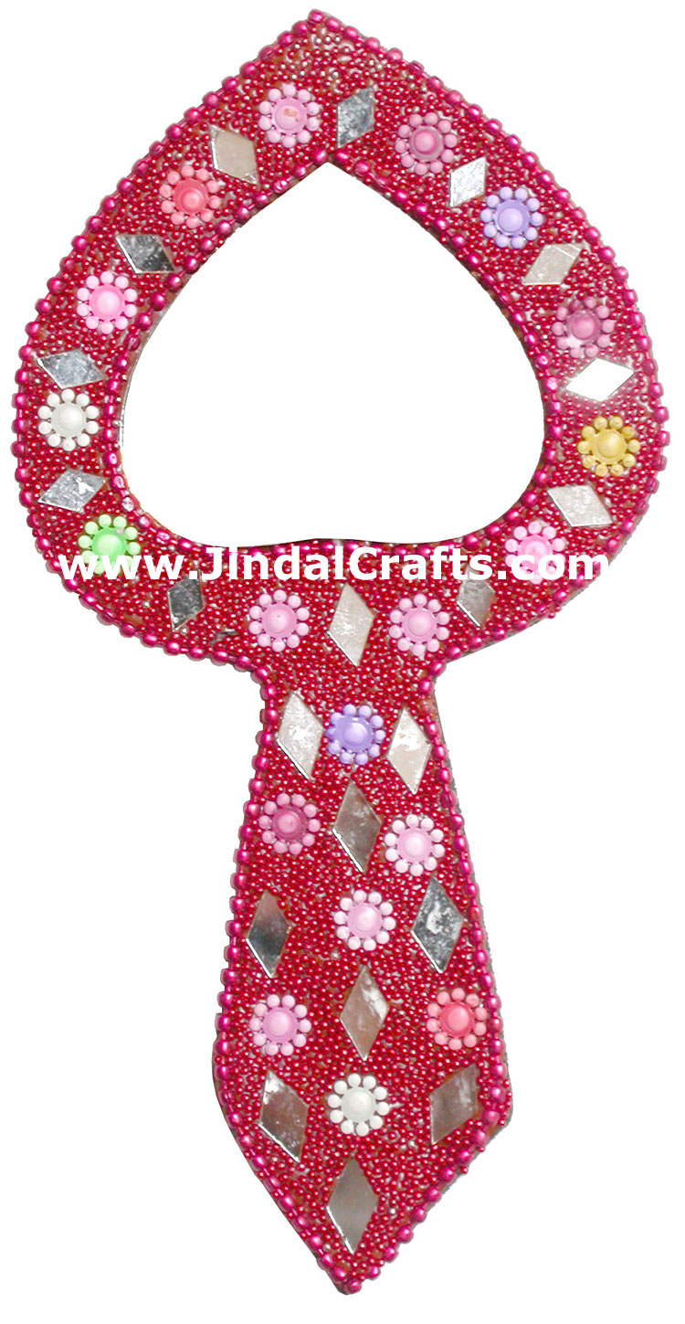 Lac Made Compact Mirror Traditional Design Art India