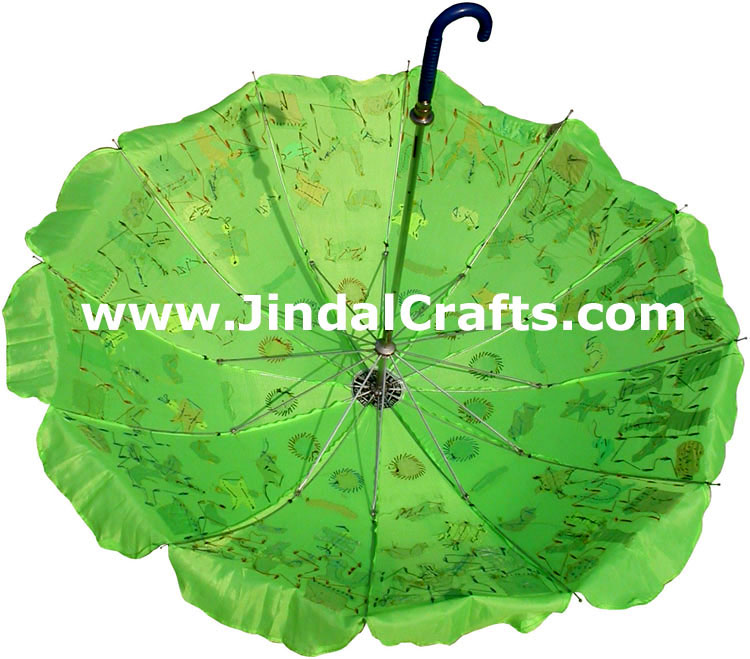 Water Proof Patch Work Sun Umbrella India Applique Art