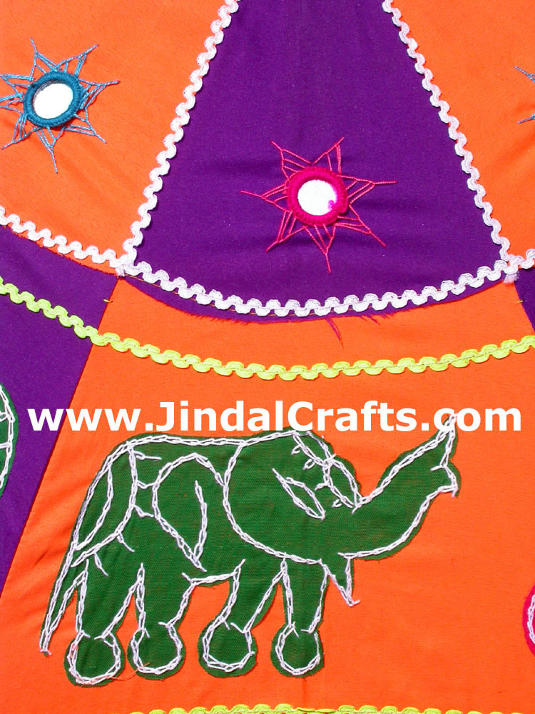 Hand Embroidered Colourful Traditional Sun Umbrella
