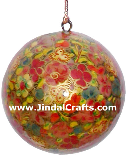 Handmade Papier Mache Decorative Painted Ball India Art