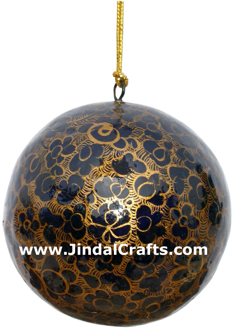 Handmade Papier Mache Decorative Painted Ball India Art