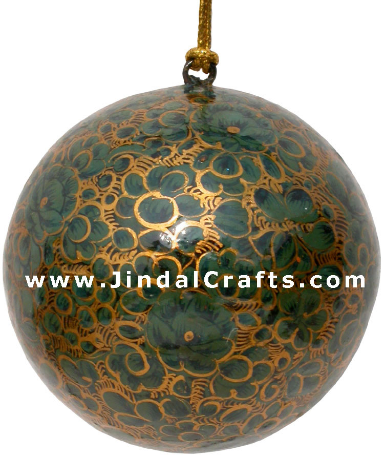 Handmade Papier Mache Decorative Painted Ball India Art