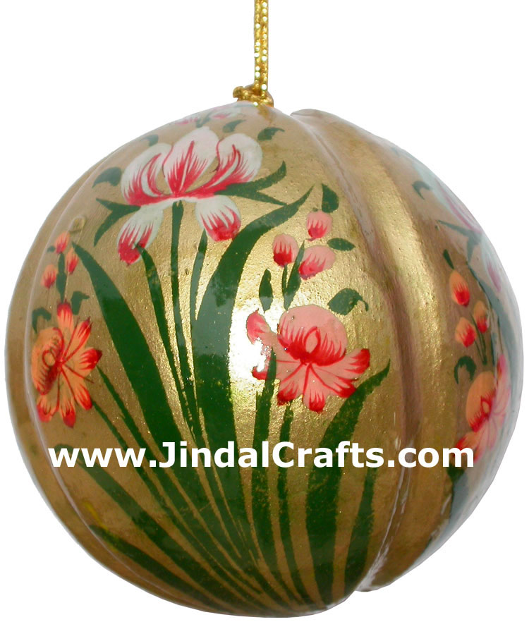 Handmade Papier Mache Decorative Painted Ball India Art