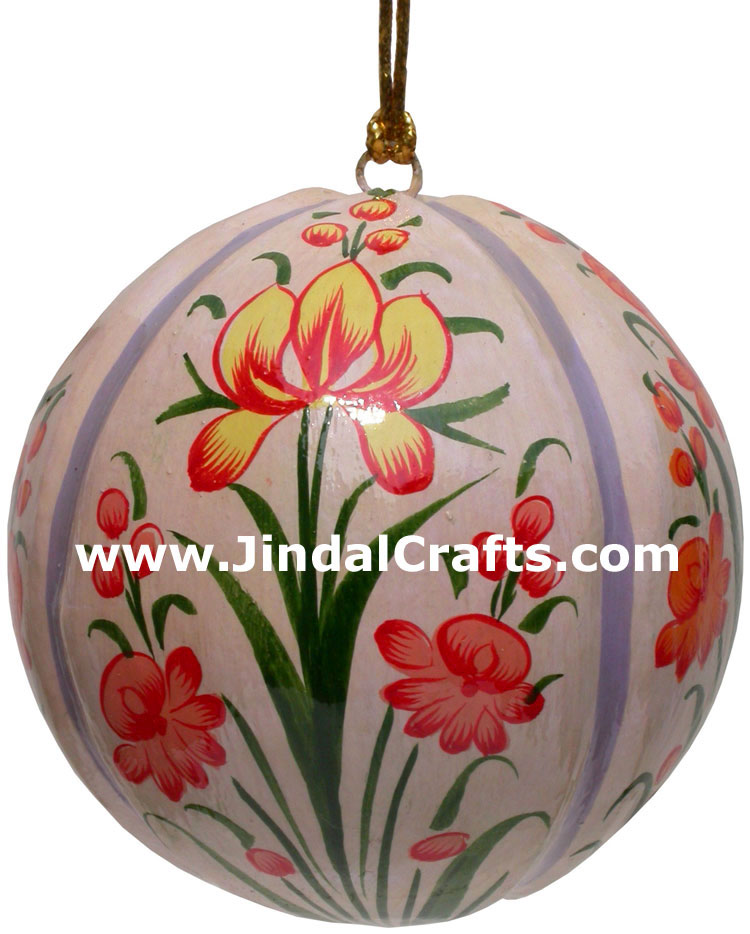 Handmade Papier Mache Decorative Painted Ball India Art