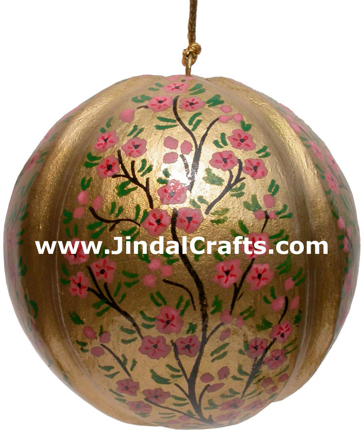 Handmade Papier Mache Decorative Painted Ball India Art