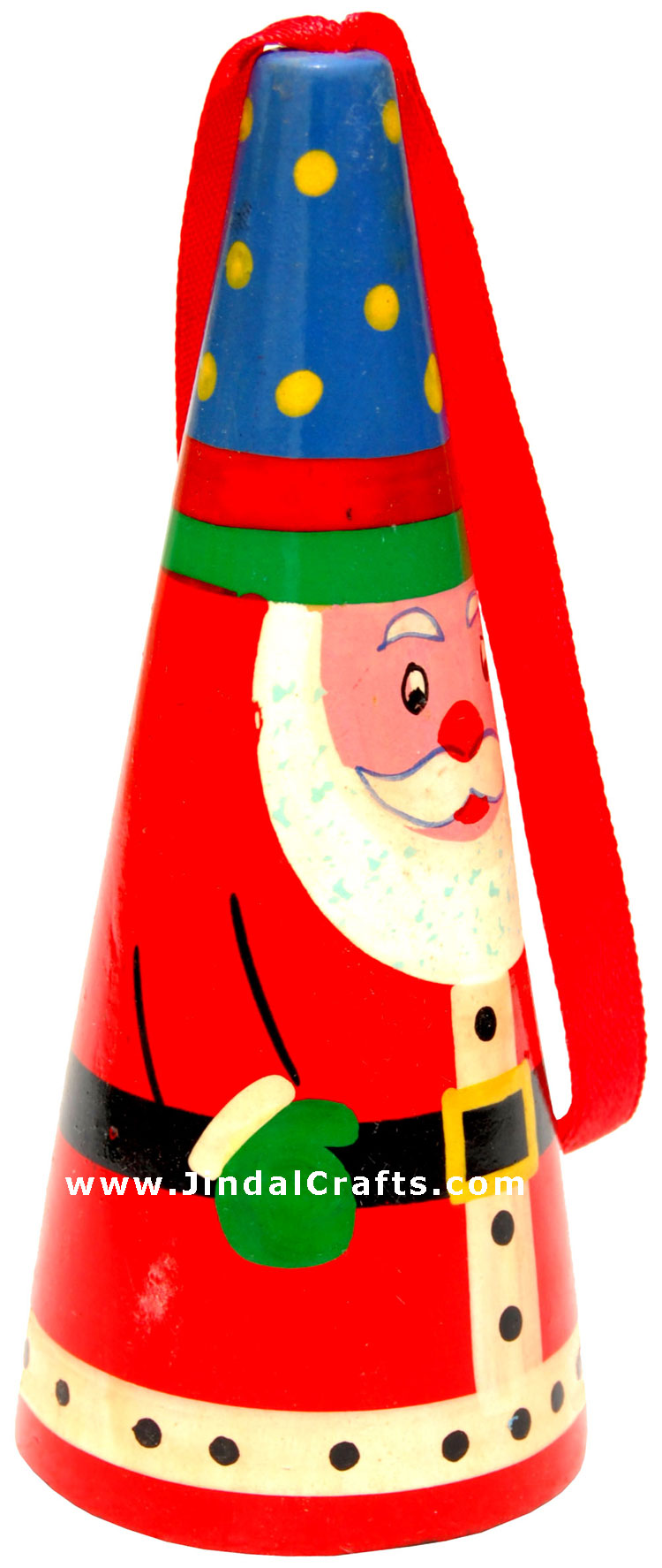 Handcrafted Handpainted Wood Christmas Hanging Ornament