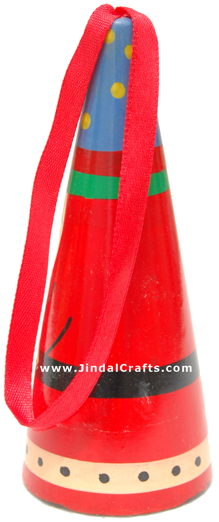 Handcrafted Handpainted Wood Christmas Hanging Ornament