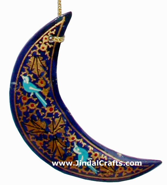 Handmade Papier Mache Decorative Painted Moon India Art