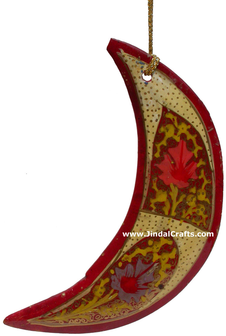 Handmade Papier Mache Decorative Painted Moon India Art