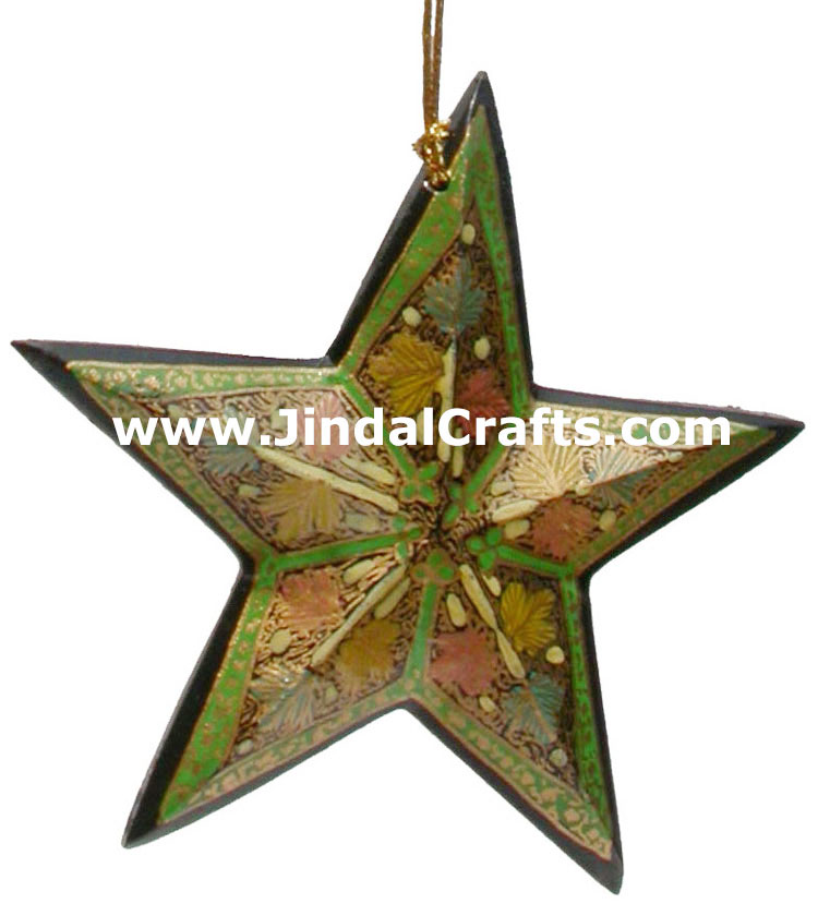 Handmade Papier Mache Christmas Decoration Hangings
