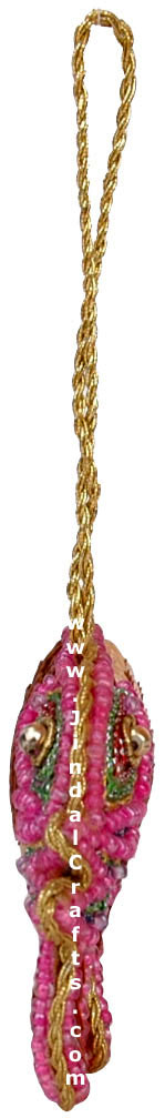 Embroidered Beaded Christmas Ornaments Elephant