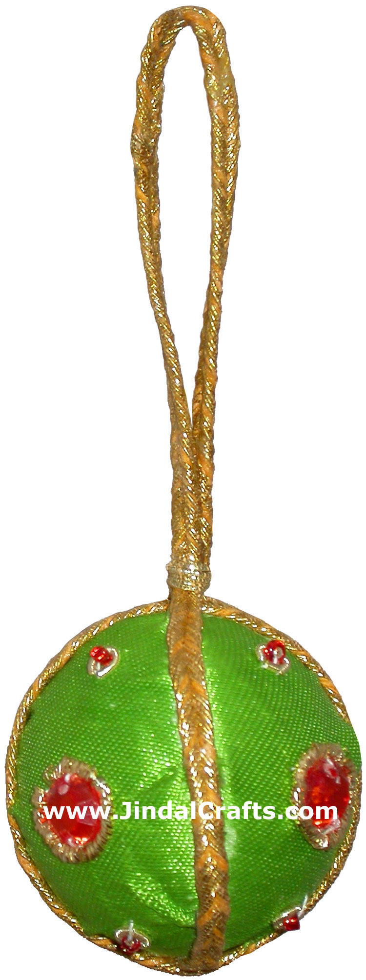 Ball - Hand Embroidered Beaded Christmas Ornaments