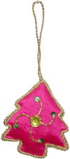 Tree - Hand Embroidered Beaded Christmas Ornaments
