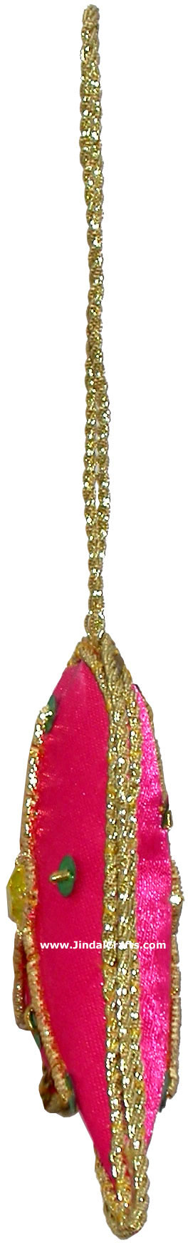 Hand Embroidered Beaded Christmas Ornaments