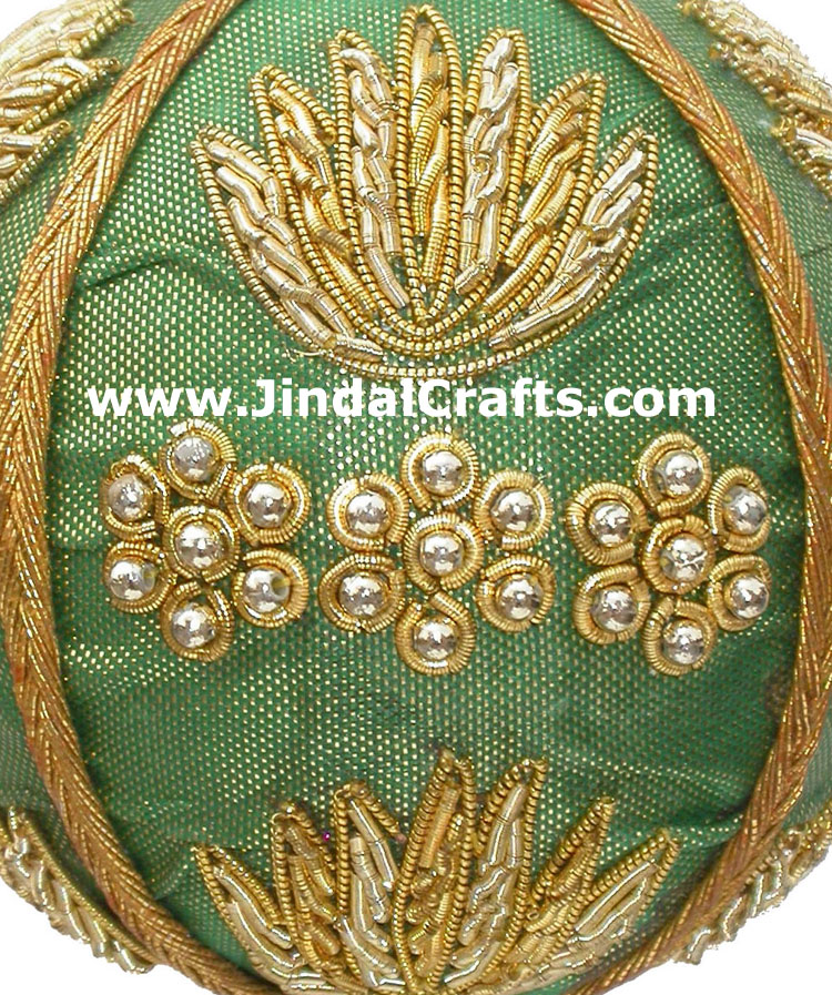 Hand Embroidered Jari Christmas Decoration Hangings