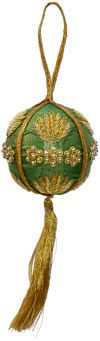 Hand Embroidered Jari Christmas Decoration Hangings