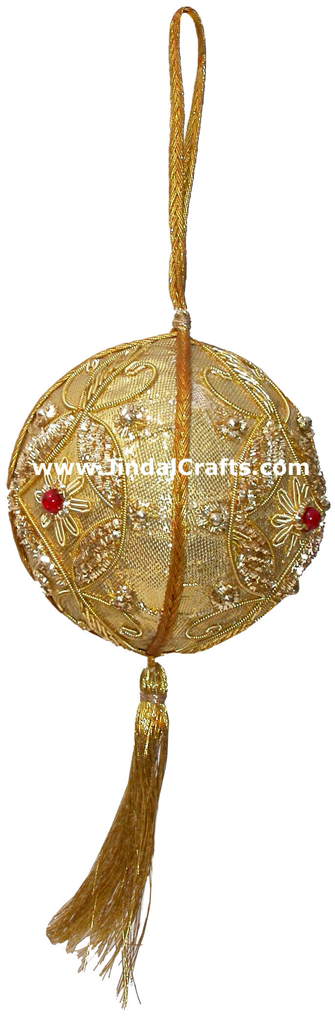 Hand Embroidered Jari Christmas Decoration Hangings