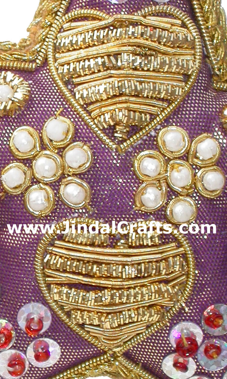 Hand Embroidered Jari Christmas Decoration Hangings