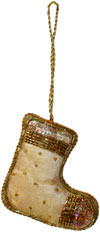 Hand Embroidered Jari Christmas Decoration Hangings