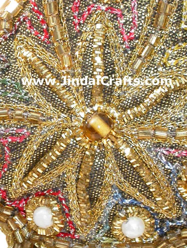 Hand Embroidered Jari Christmas Decoration Hangings