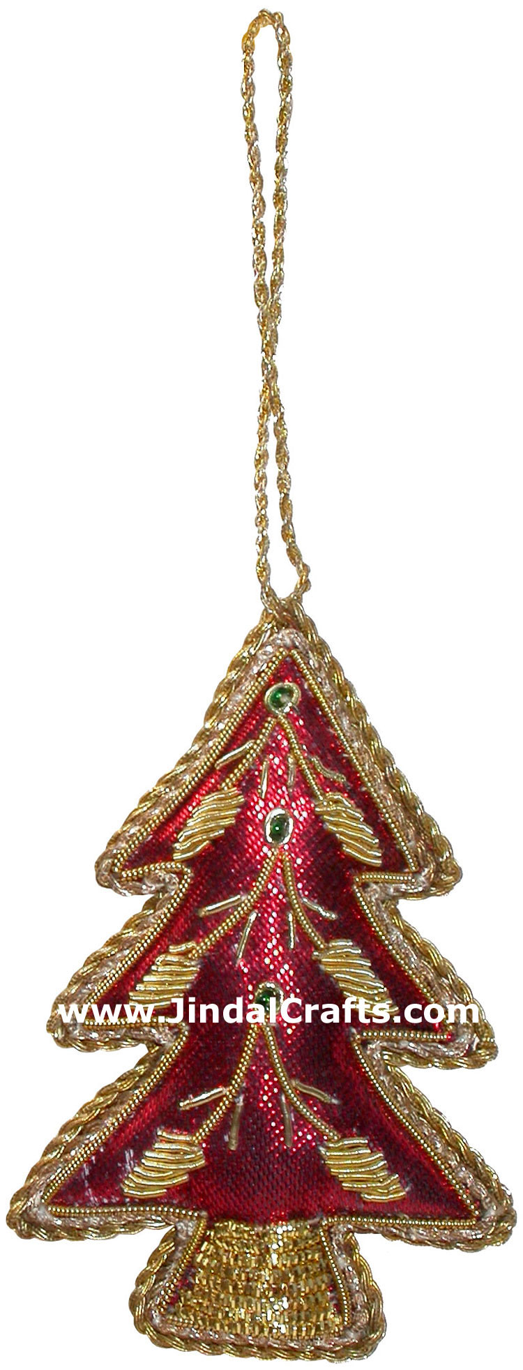 Hand Embroidered Jari Christmas Decoration Hangings