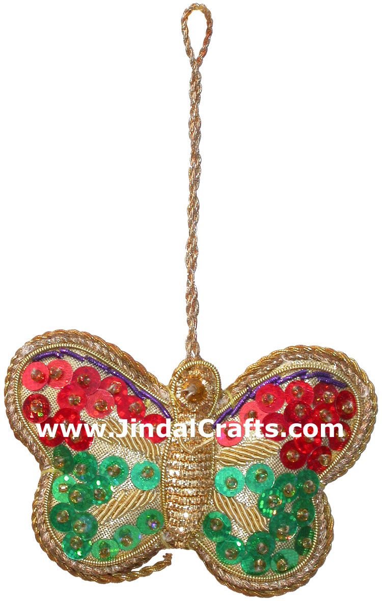 Hand Embroidered Jari Christmas Decoration Hangings